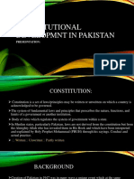 Constitutional Developmnt in Pakistan New