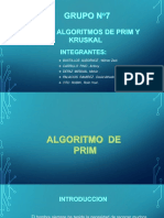 Algoritmo de Prim y Kruskal