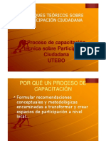 Enfoques Teoricos Sobre Participacion Ciudadana