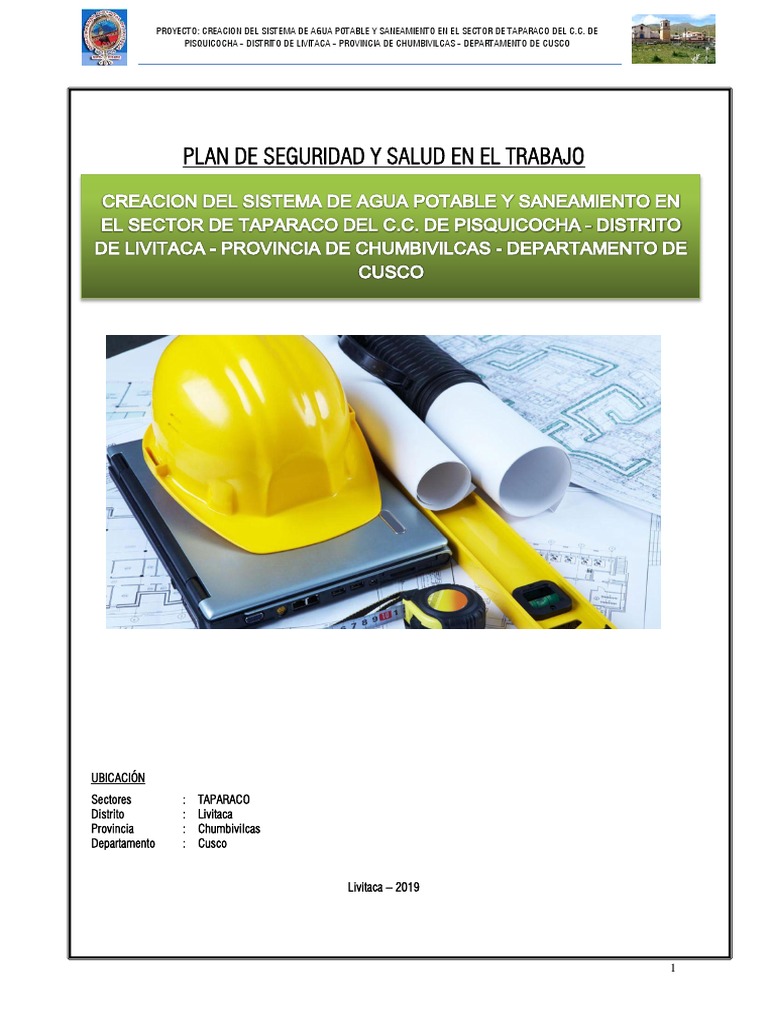 Plan de Seguridad y Salud en La Construccion | PDF | Planificación ...