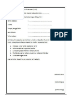 Format Surat Permohonan Sip