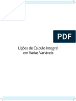 Licoes de Calculo Integral em Varias Variaveis