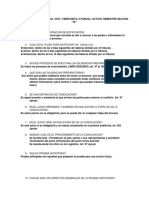 CUESTIONARIO Derecho Procesal Civil y Mercantil UMG