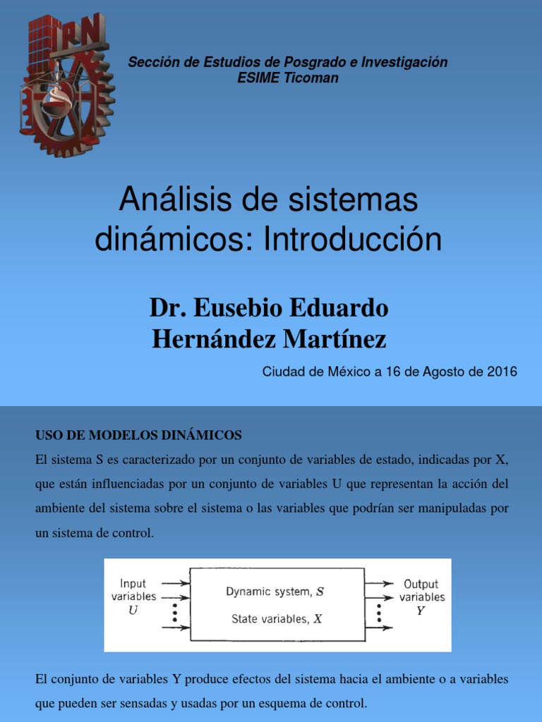 Análisis de Sistemas Dinámicos | PDF | Sistema de control | Enseñanza ...