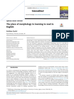 The Place of Morphology in Learning To Read in English: Sciencedirect