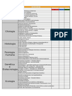 Cronograma ENEM - Biologia