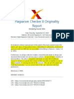 Plagiarism Checker X Originality: Similarity Found: 58%