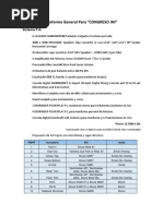 Proforma General para JNI