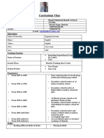 Arabic English CV 001