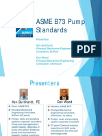 ASME B73 Pump Standards: Presenters