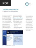 Quest Authentication Services Datasheet 4757