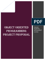Object Oriented Programming Project Proposal: Online Hospital Appoinment System
