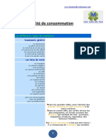 Vocabulaire La Consommation PDF