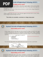 Rajshahi University of Engineering & Technology (RUET) : How Braking System Works?