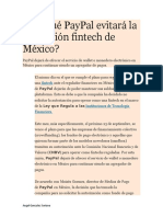 Por Qué PayPal Evitará La Regulación Fintech de México