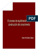 El Proceso de Equilibración en La Construcción Del Conocimiento