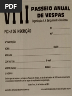 Inscricao Vespas 2019