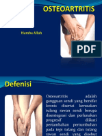 Osteoarthritis Presentasi