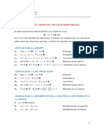 Axiomas de Los Números Reales PDF