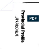 Provincial Profile of Aurora Province