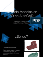 Creación de modelos 3D en AutoCAD