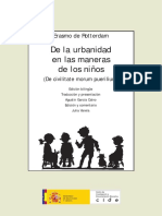 De La Urbanidad en Las Maneras de Los Niños.