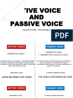 Active Voice and Passive Voice Final