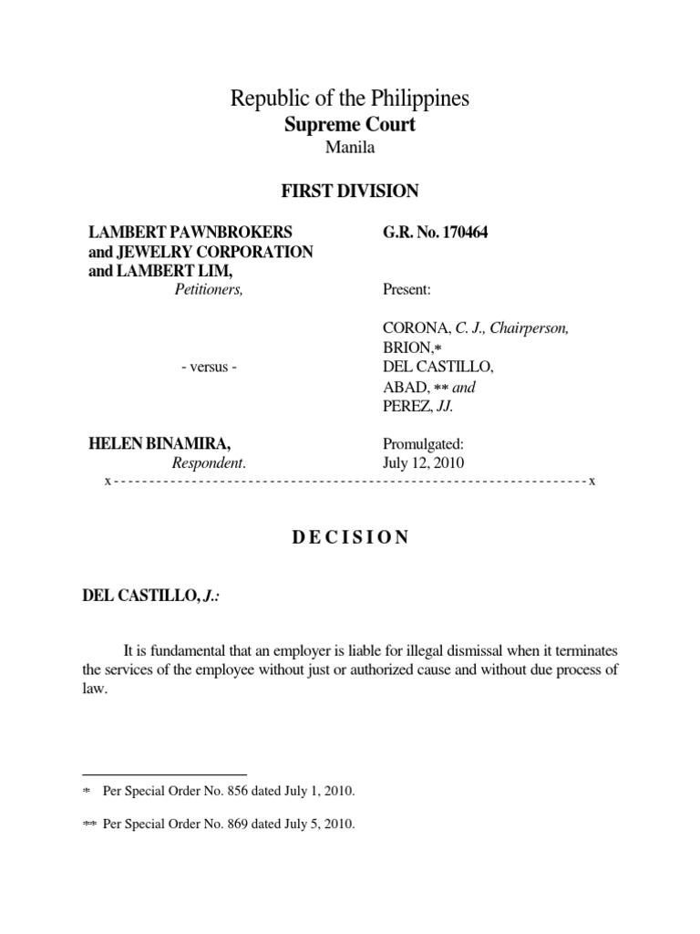 Labor Case-Retrenchment | PDF | Certiorari | Employment