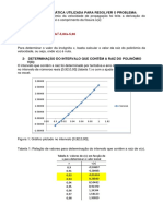 Determinação da raiz de um polinômio da velocidade de propagação por métodos numéricos