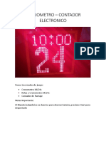 CRONOMETRO Contador PDF