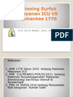 1skrinning Surfok Pelayanan Icu Vs Kepmenkes 1778 - 410 PDF