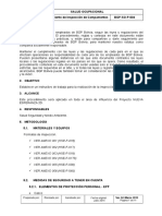 BGP-SO-P-004 Procedimiento de Inspección de Campamentos