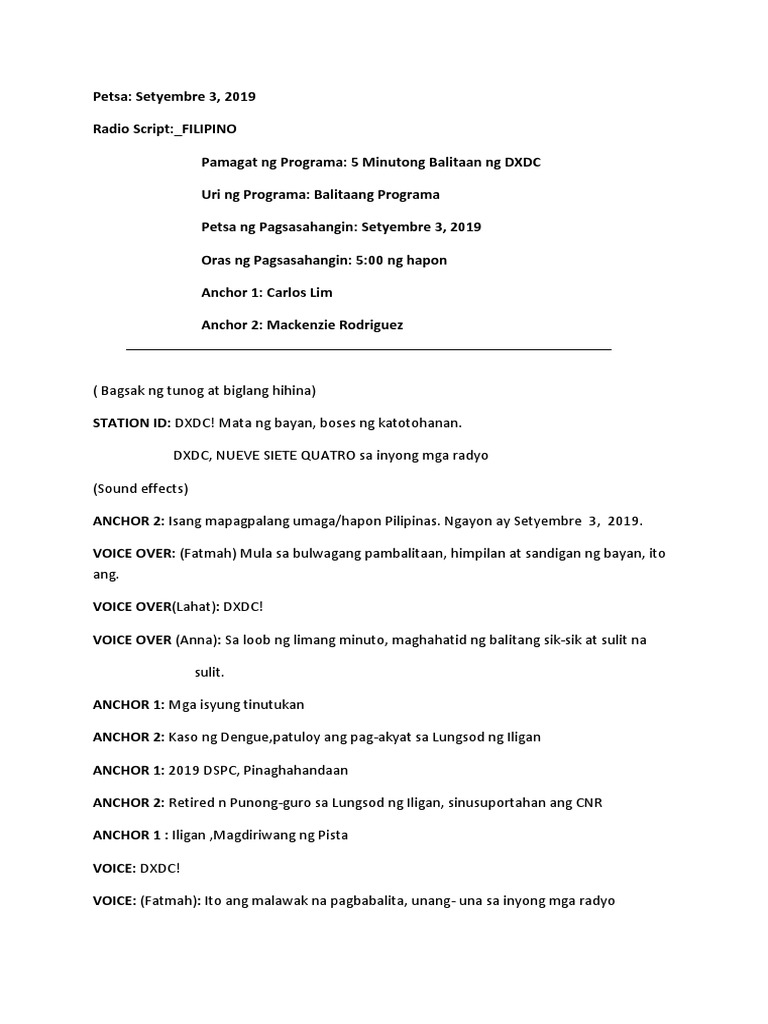 Filipino Broadcasting PDF