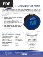 BainTech Power Products - Mini Digital Volt Meter-BTDCM001R1303283834 - 1