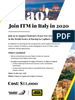 Italy 2020 - Printable Invite