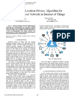 Enhanced Location Privacy Algorithm For Wireless Sensor Network in Internet of Things