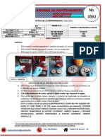 Informe de Mantenimiento Equipos Hidraulicos PDF