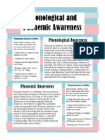 Parent Newsletter - Phonological and Phonemic Awareness