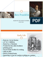 Ben Franklin: Masonic Founding Father 1706-1790