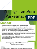 Peningkatan Mutu Puskesmas (PMP)