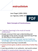 Constructivism: Jean Piaget (1896-1983), Lev Vigotsky (1896-1934)
