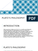 Plato'S Philosophy: Prepared By: Merie Cris I. Ramos