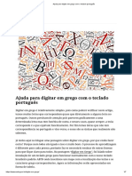 Digitar em Grego Com o Teclado Português PDF