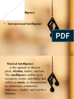 Musical & Interpersonal Intelligence - Cecil