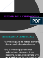 Historia de La Criminologia
