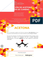 Producción de Acetona y Fenol