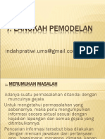 Langkah Pemodelan