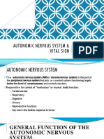 Autonomic Nervous System & Vital Sign