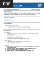 Resume - CA Himanshu Chhabra