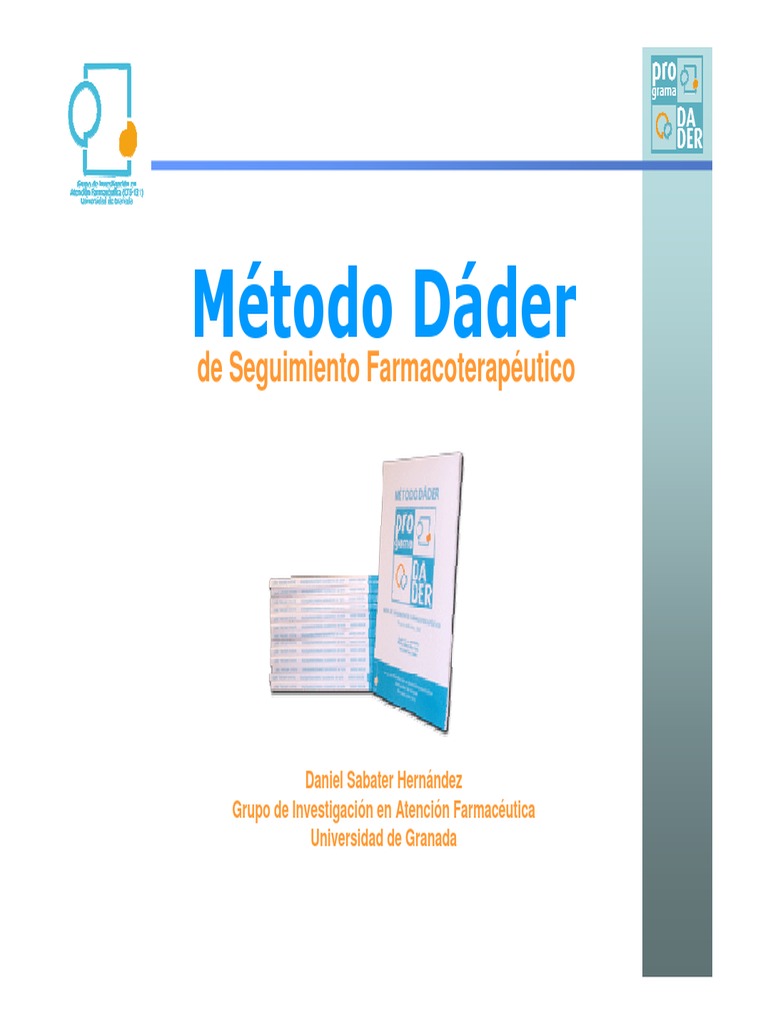 Método Dáder en Seguimiento Farmacoterapéutico | PDF | Farmacia ...